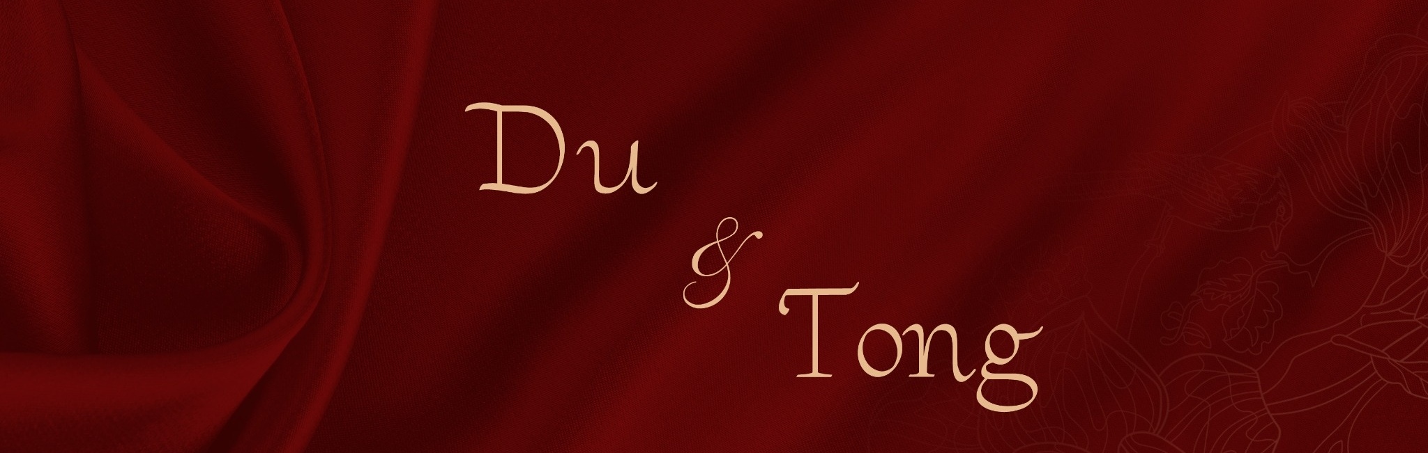 Du & Tong · Welcome to our wedding